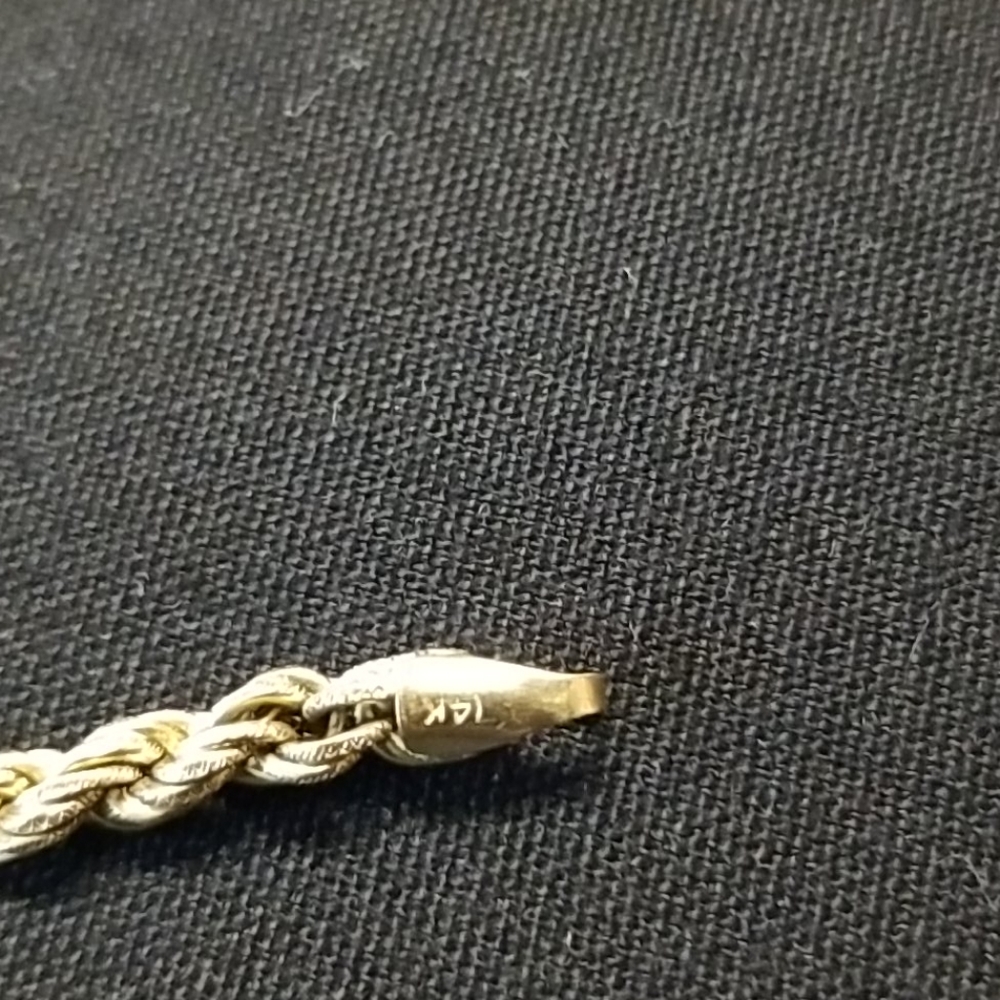 Diamond Cut Rope Bracelet - Picture 5 of 8